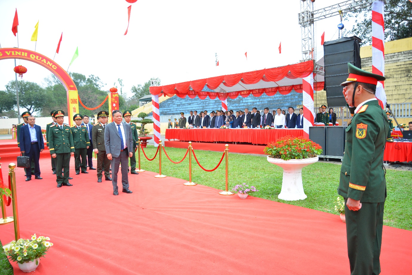 Rộn ràng ngày Hội tòng quân miền đất Xứ Đoài- Ảnh 1.