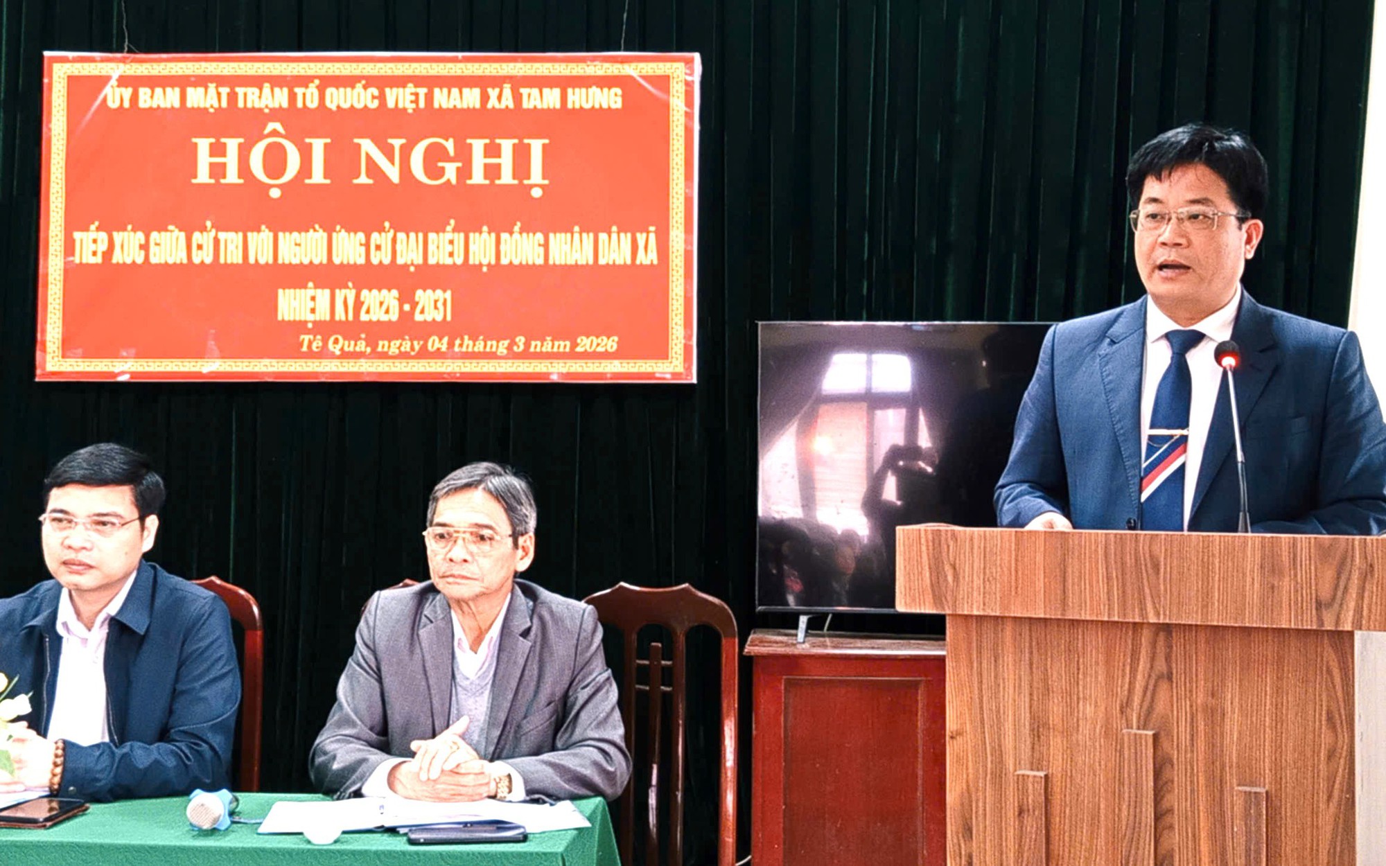 Chương trình hành động của ông Nguyễn Thành Nam – Phó Chủ tịch UBND xã Tam Hưng ứng cử đại biểu HĐND xã nhiệm kỳ 2026-2031, đơn vị bầu cử số 1