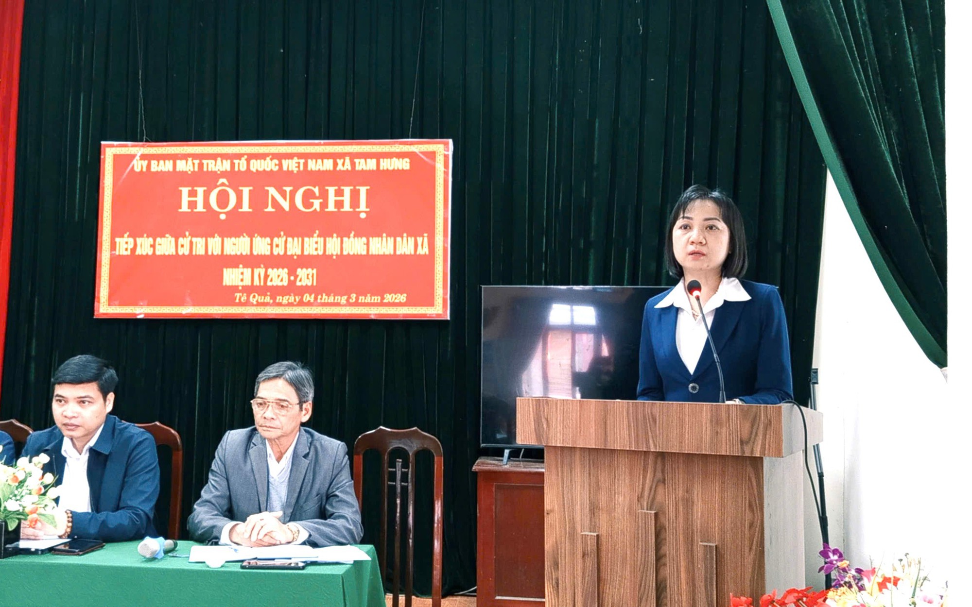 Chương trình hành động của bà Bùi Thị Thúy Hường – Trưởng Ban Xây dựng Đảng, Trưởng Ban Kinh tế - Ngân sách HĐND xã Tam Hưng ứng cử đại biểu HĐND xã nhiệm kỳ 2026-2031, đơn vị bầu cử số 1