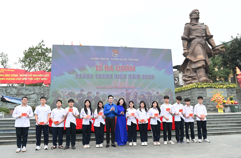 Tuổi trẻ phường Đống Đa (Hà Nội) hồ hởi ra quân Tháng Thanh niên- Ảnh 5.