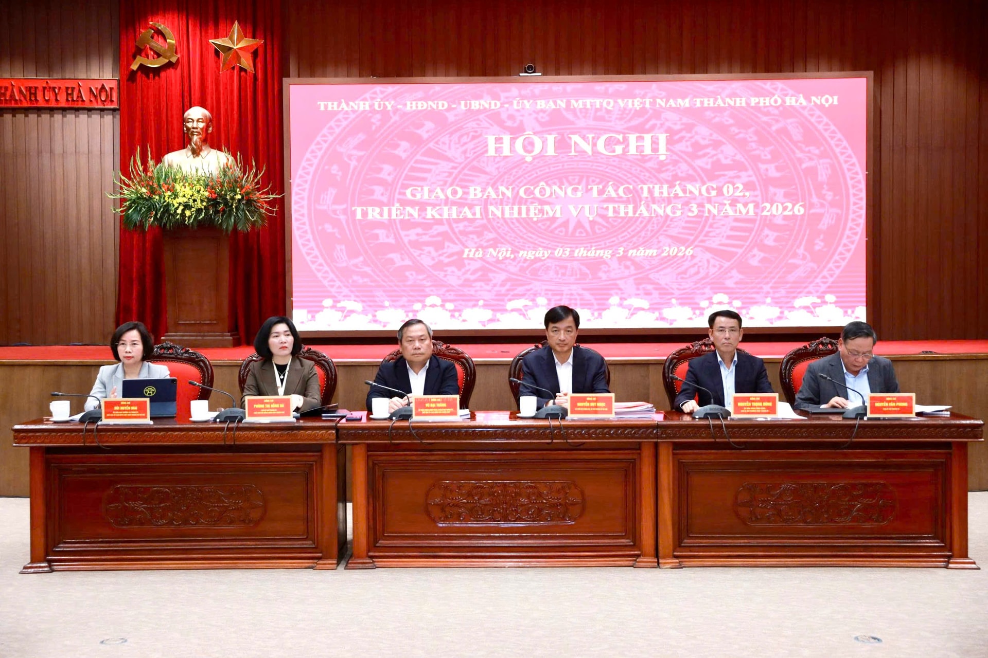Hà Nội giao ban công tác tháng 2, triển khai nhiệm vụ trọng tâm tháng 3-2026- Ảnh 1.