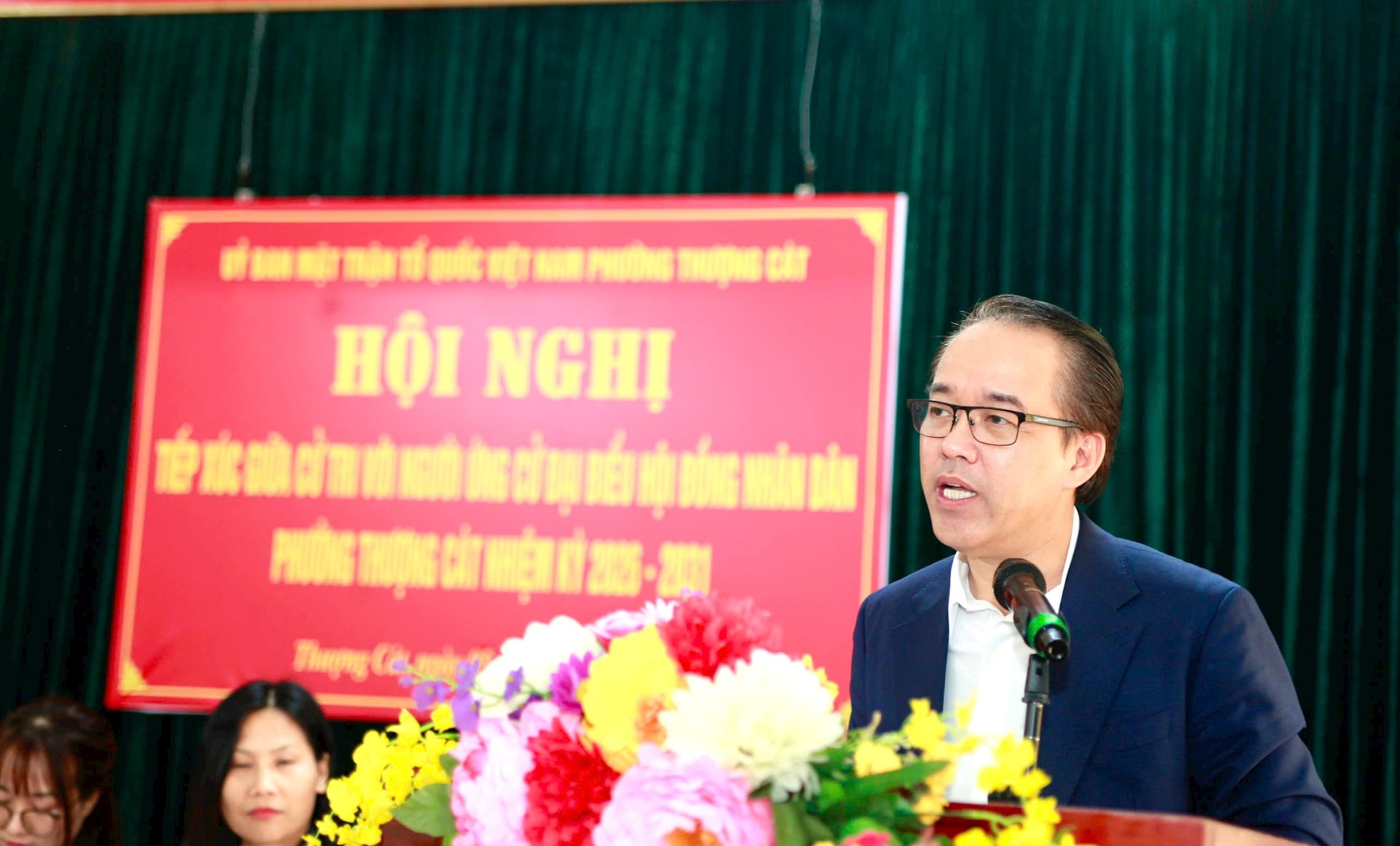 Ứng cử viên đại biểu HĐND phường Thượng Cát tiếp xúc cử tri- Ảnh 2.