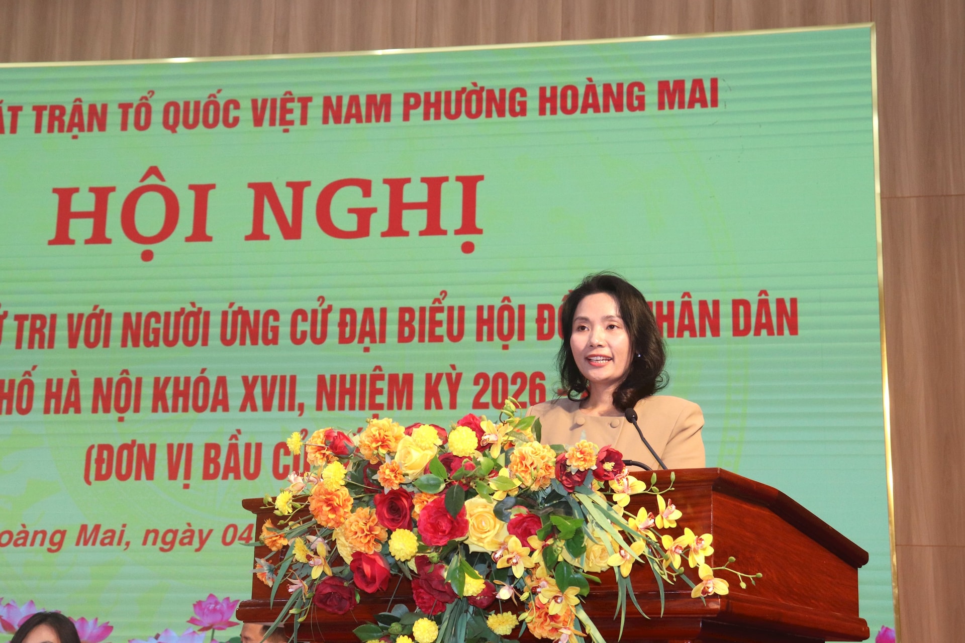 Ứng cử viên đại biểu HĐND thành phố Hà Nội - Đơn vị bầu cử số 8 vận động bầu cử tại 3 phường- Ảnh 4.