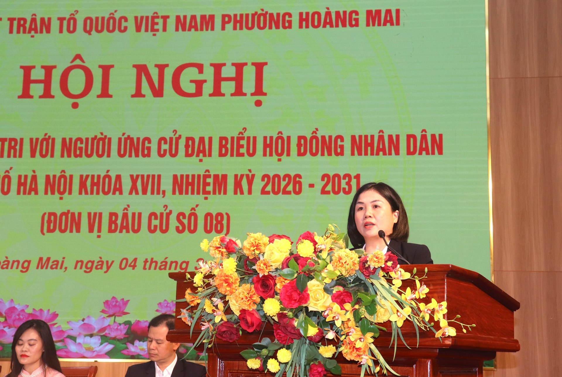 Ứng cử viên đại biểu HĐND thành phố Hà Nội - Đơn vị bầu cử số 8 vận động bầu cử tại 3 phường- Ảnh 9.