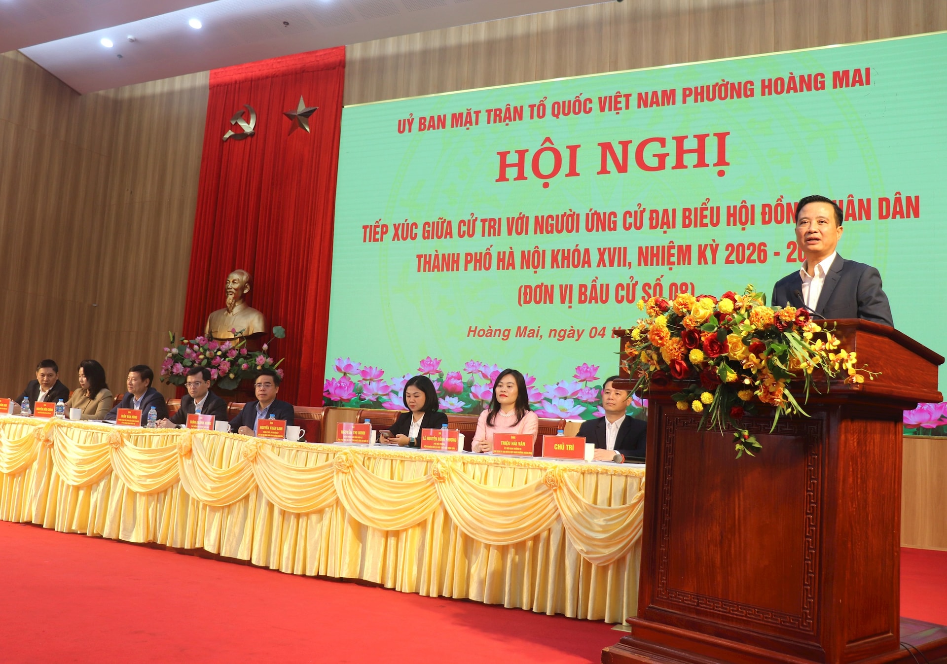 Ứng cử viên đại biểu HĐND thành phố Hà Nội - Đơn vị bầu cử số 8 vận động bầu cử tại 3 phường- Ảnh 13.