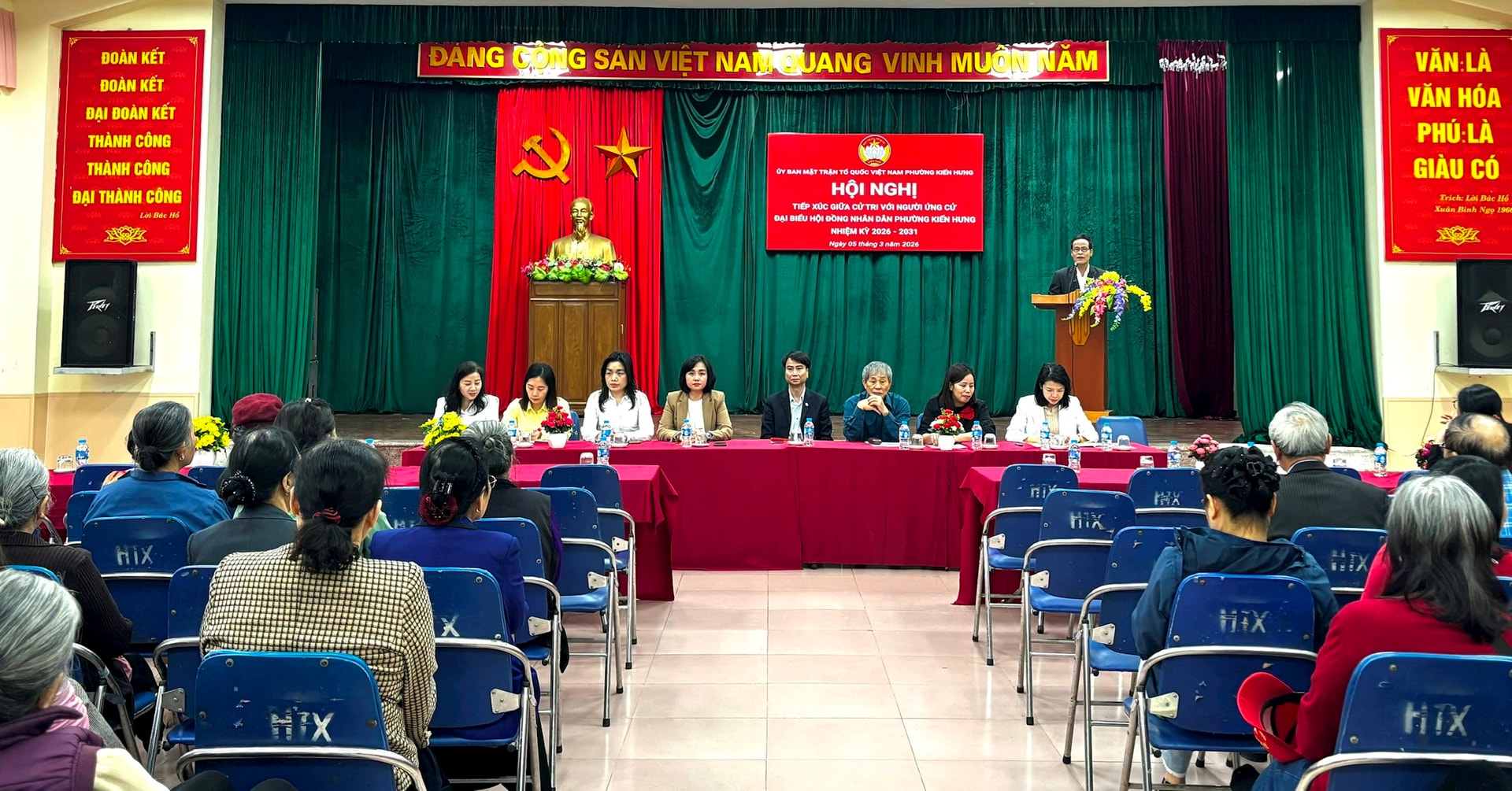 Ứng cử viên HĐND phường Kiến Hưng gặp gỡ cử tri, cam kết hành động vì dân- Ảnh 1.