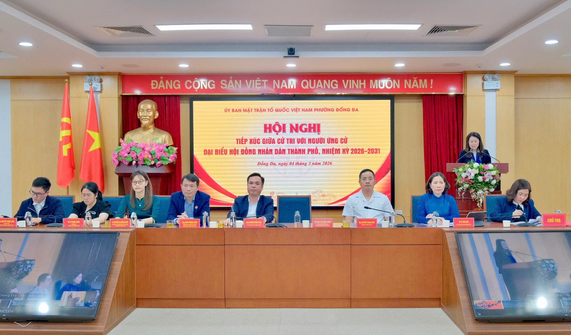 Ứng cử viên HĐND thành phố - Đơn vị bầu cử số 4 tiếp xúc cử tri 5 phường- Ảnh 2.