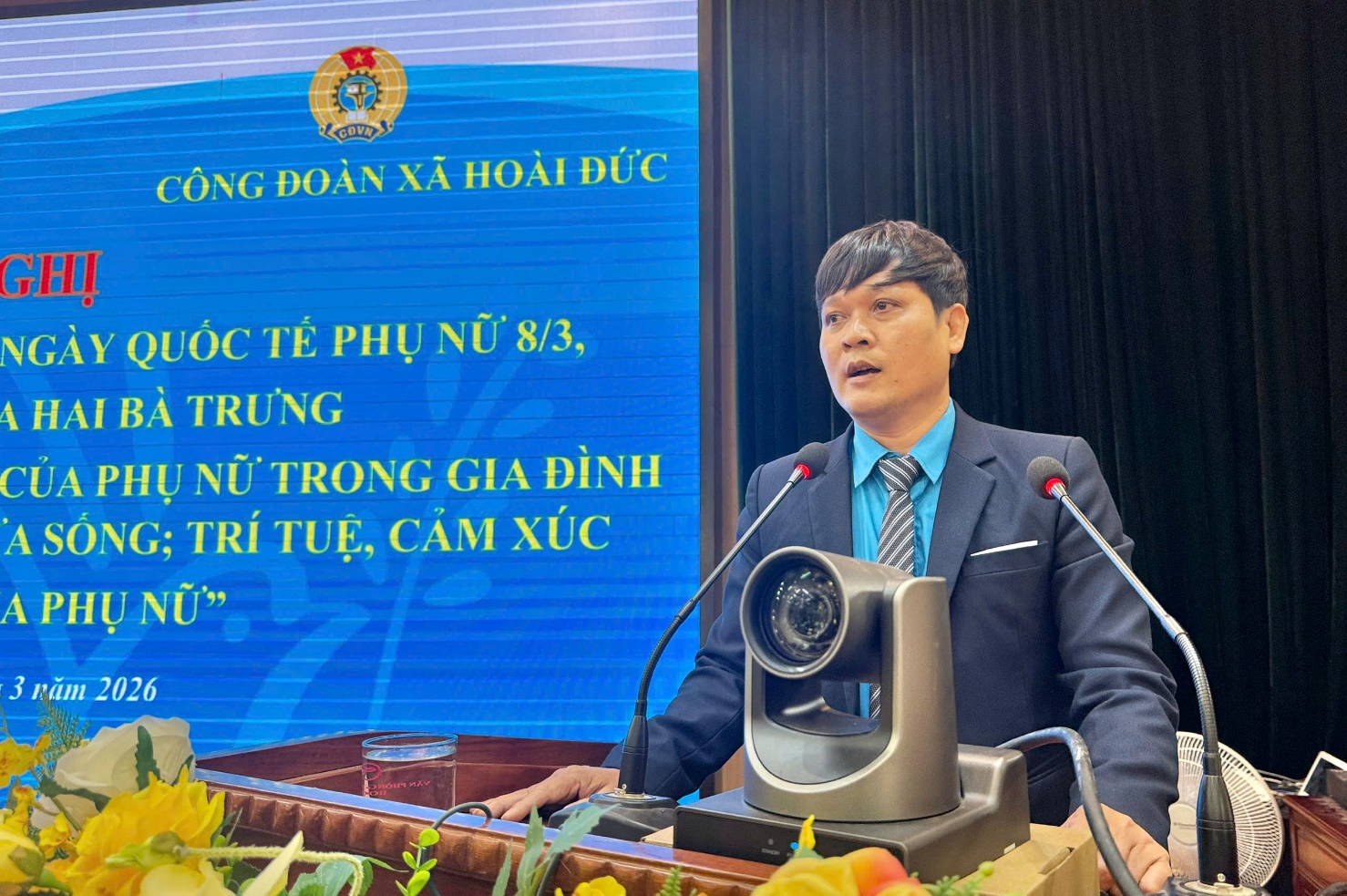 Hội LHPN - Công đoàn xã Hoài Đức tổ chức chương trình kỷ niệm 116 năm ngày Quốc tế phụ nữ 8/3, 1986 năm khởi nghĩa Hai Bà Trưng, chào mừng bầu cử đại biểu Quốc hội và đại biểu HĐND các cấp nhiệm kỳ 2026 – 2031.- Ảnh 7.