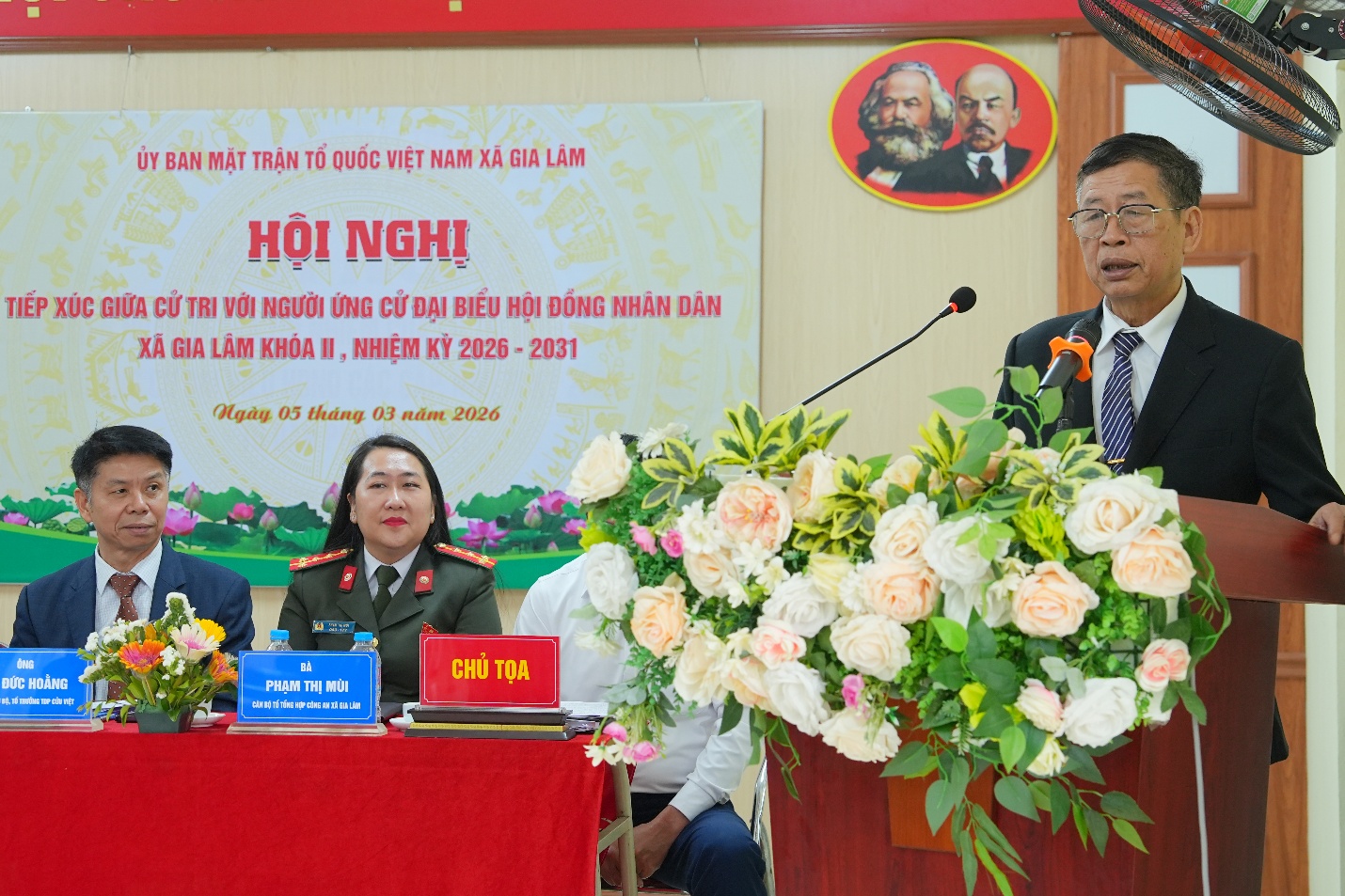 HỘI NGHỊ TIẾP XÚC CỬ TRI VỚI NGƯỜI ỨNG CỬ ĐẠI BIỂU HĐND XÃ GIA LÂM ĐƠN VỊ BẦU CỬ SỐ 02- Ảnh 6.