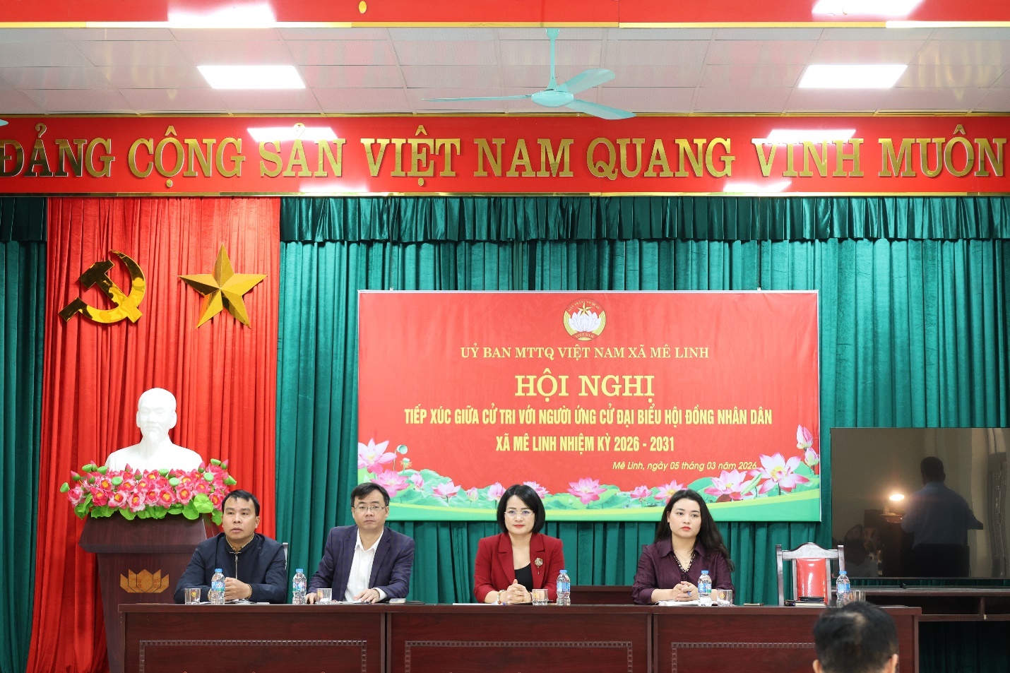 Xã Mê Linh triển khai Hội nghị tiếp xúc cử tri để người ứng cử vận động bầu cử Đại biểu HĐND xã nhiệm kì 2026 - 2031- Ảnh 4.