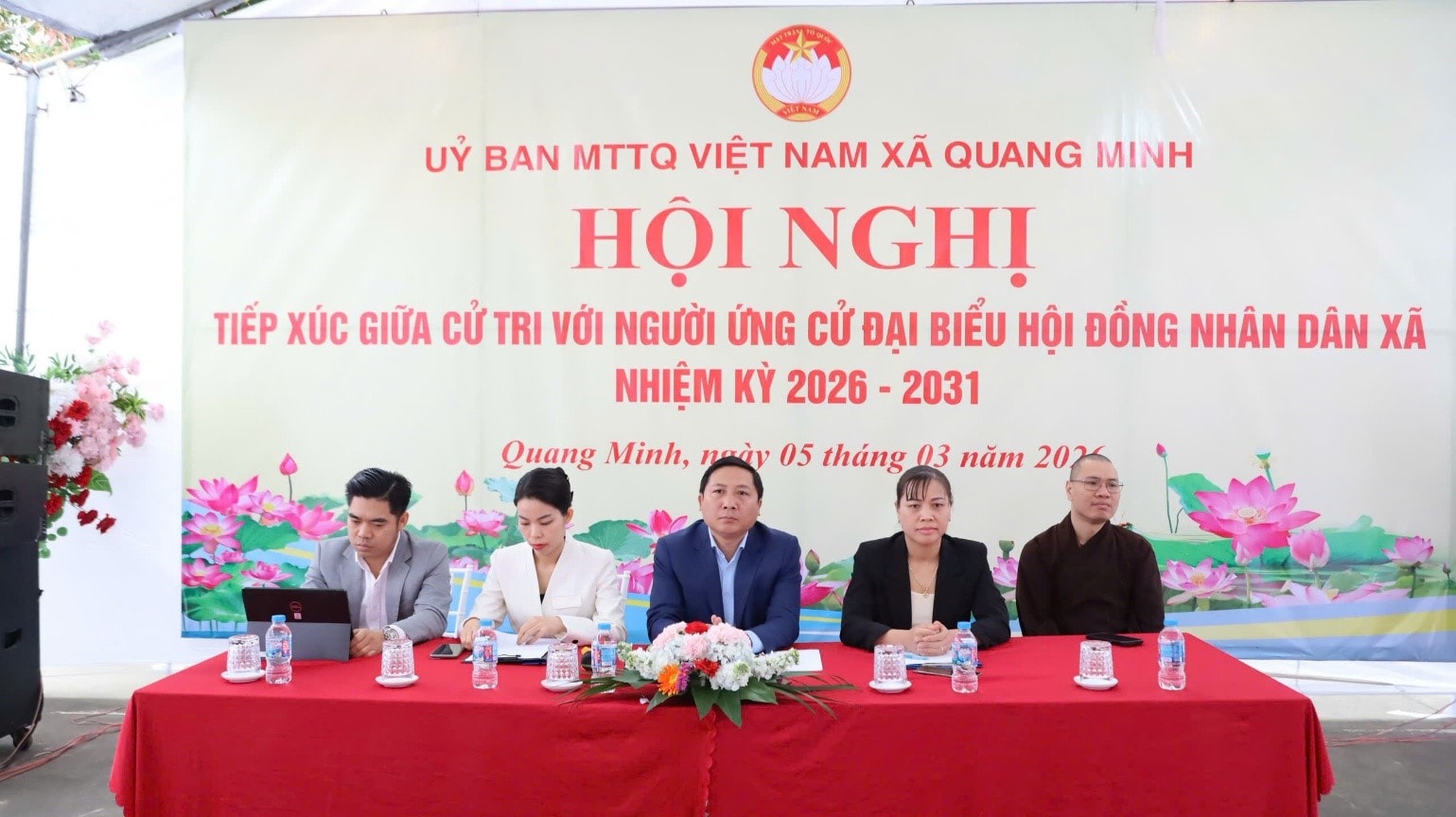 Ứng cử viên HĐND xã Quang Minh cam kết gắn bó, phục vụ nhân dân- Ảnh 1.