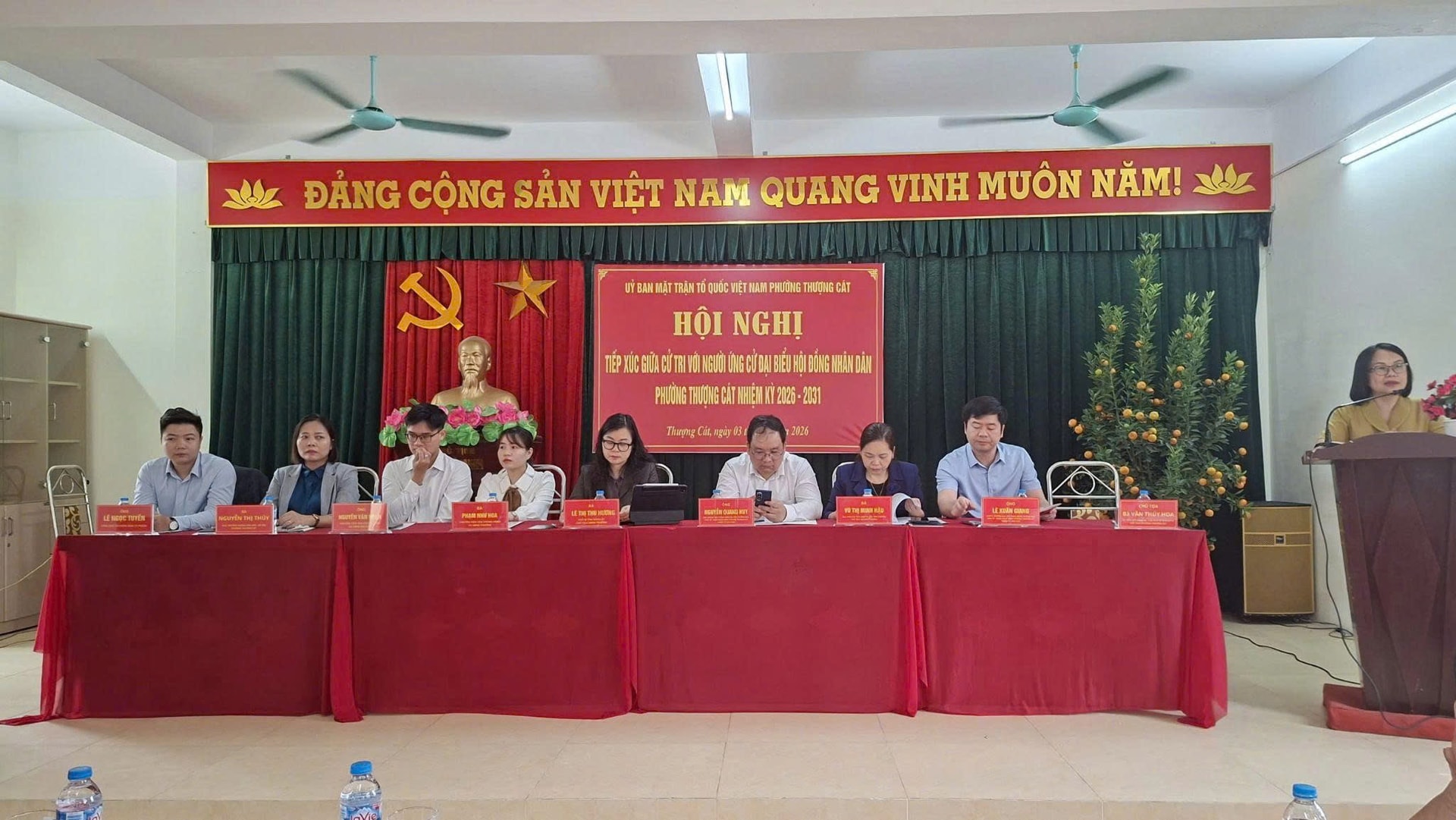 Phường Thượng Cát: Phát huy dân chủ trong tiếp xúc cử tri- Ảnh 1.