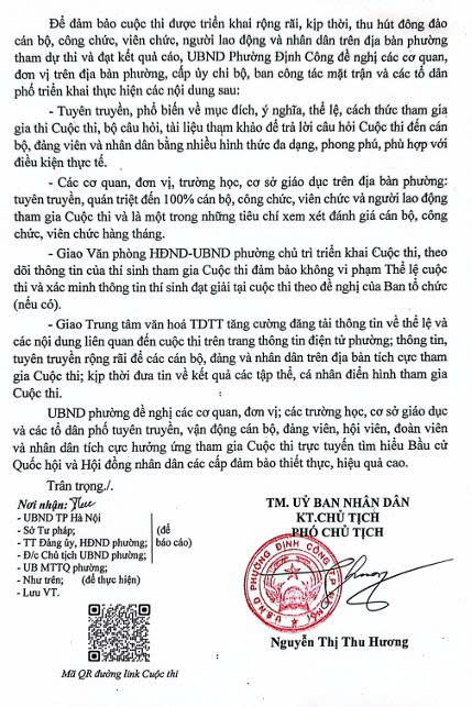 UBND phường Định Công thông báo- Ảnh 3.