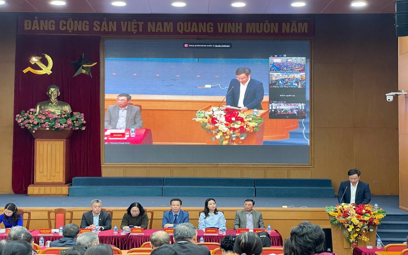 Hội nghị tiếp xúc giữa cử tri với người ứng cử đại biểu hội đồng nhân dân phường Thanh Xuân nhiệm kỳ 2026 - 2031 tại Đơn vị bầu cử số 9
