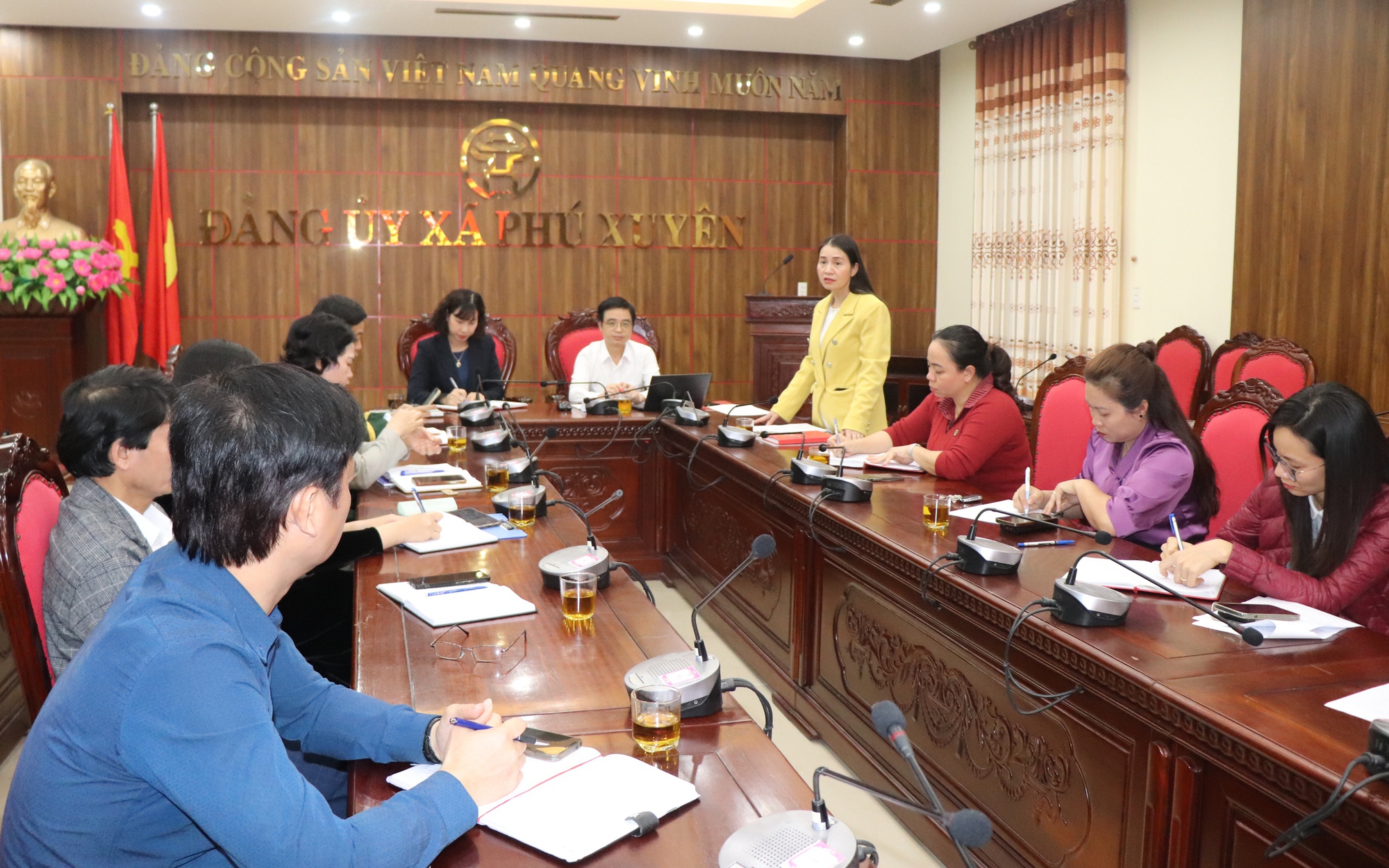 Hội nghị triển khai công tác tuyên truyền, trang trí phục vụ bầu cử