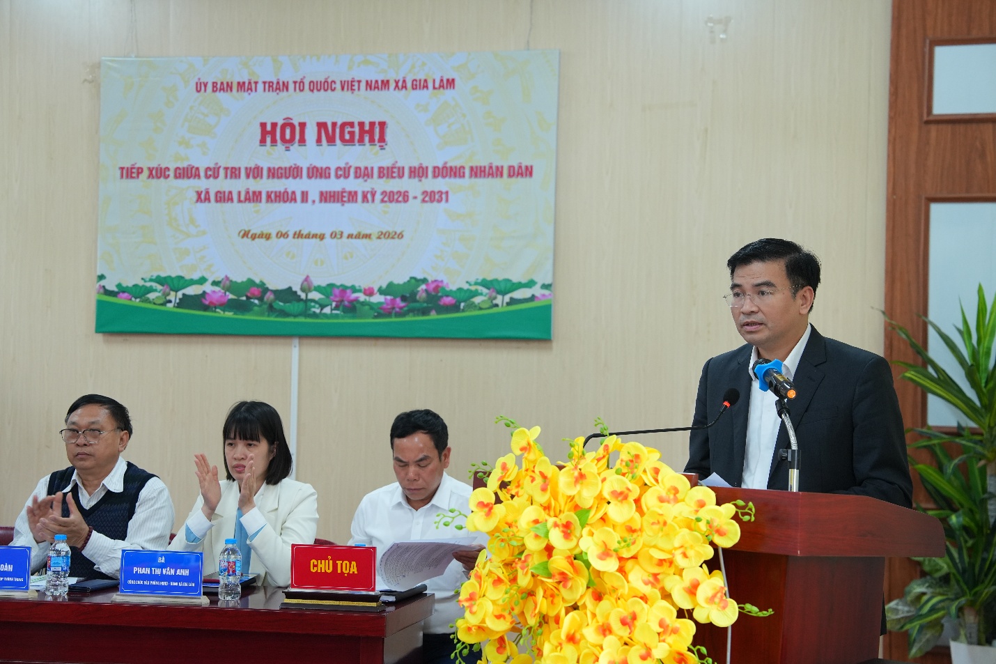 Hội nghị tiếp xúc cử tri với người ứng cử đại biểu HĐND xã Gia Lâm khóa II, nhiệm kỳ 2026–2031, đơn vị bầu cử số 1- Ảnh 3.