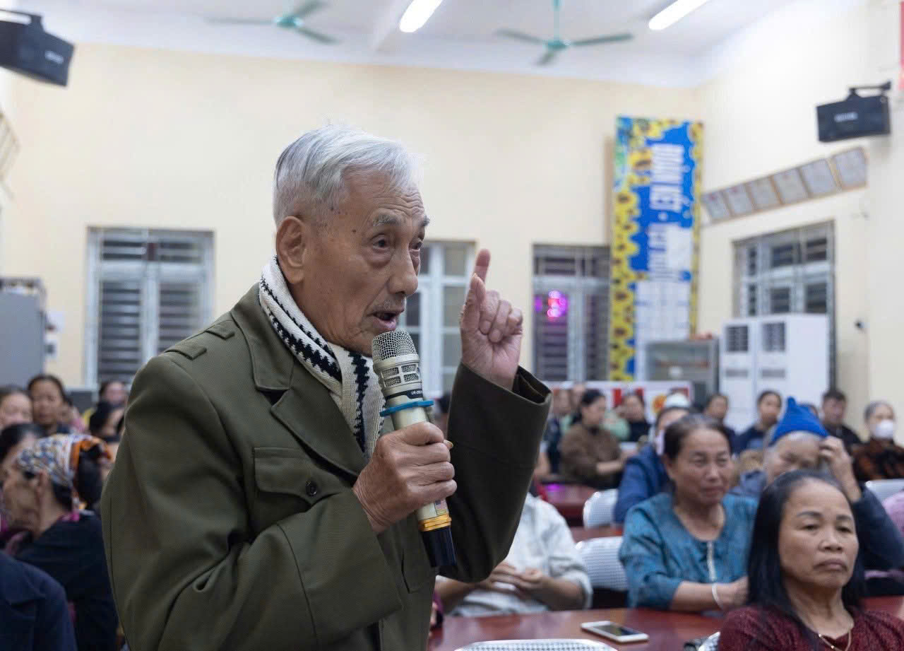 Ứng cử viên HĐND xã Ứng Thiên - Đơn vị bầu cử số 1 tiếp xúc cử tri tại thôn Thượng- Ảnh 4.