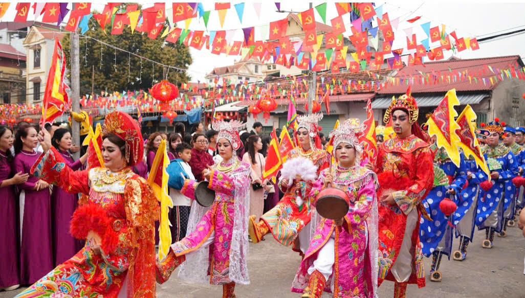 Hoài Đức tiếp tục tăng cường công tác quản lý, tổ chức lễ hội trên địa bàn.- Ảnh 1.