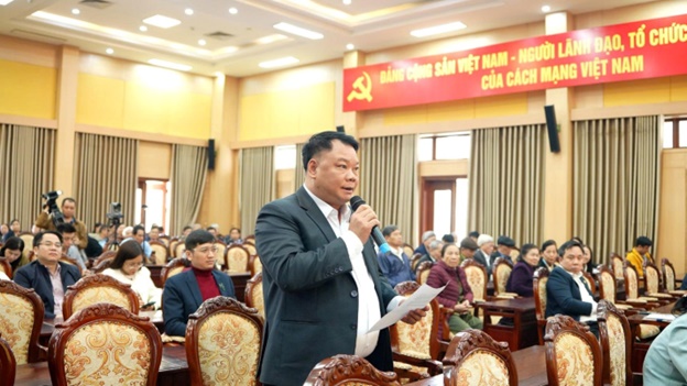 Ứng cử viên HĐND thành phố đơn vị bầu cử số 26 tiếp xúc cử tri 4 xã Hoài Đức, Dương Hoà, Sơn Đồng, An Khánh- Ảnh 10.