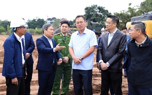 Chủ tịch UBND thành phố Hà Nội kiểm tra, chúc Tết tại một số công trình trọng điểm