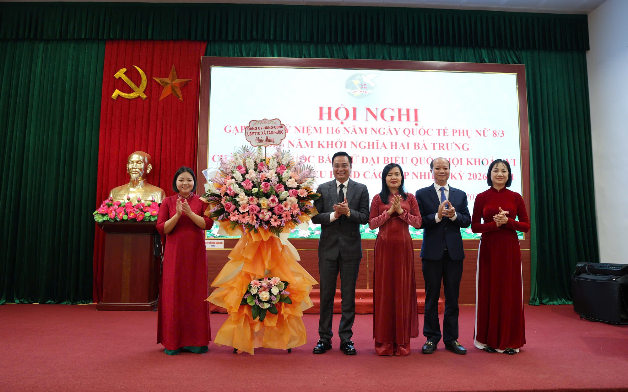 Xã Tam Hưng kỷ niệm 116 năm Ngày Quốc tế Phụ nữ 8/3, tôn vinh vai trò phụ nữ trong xây dựng quê hương