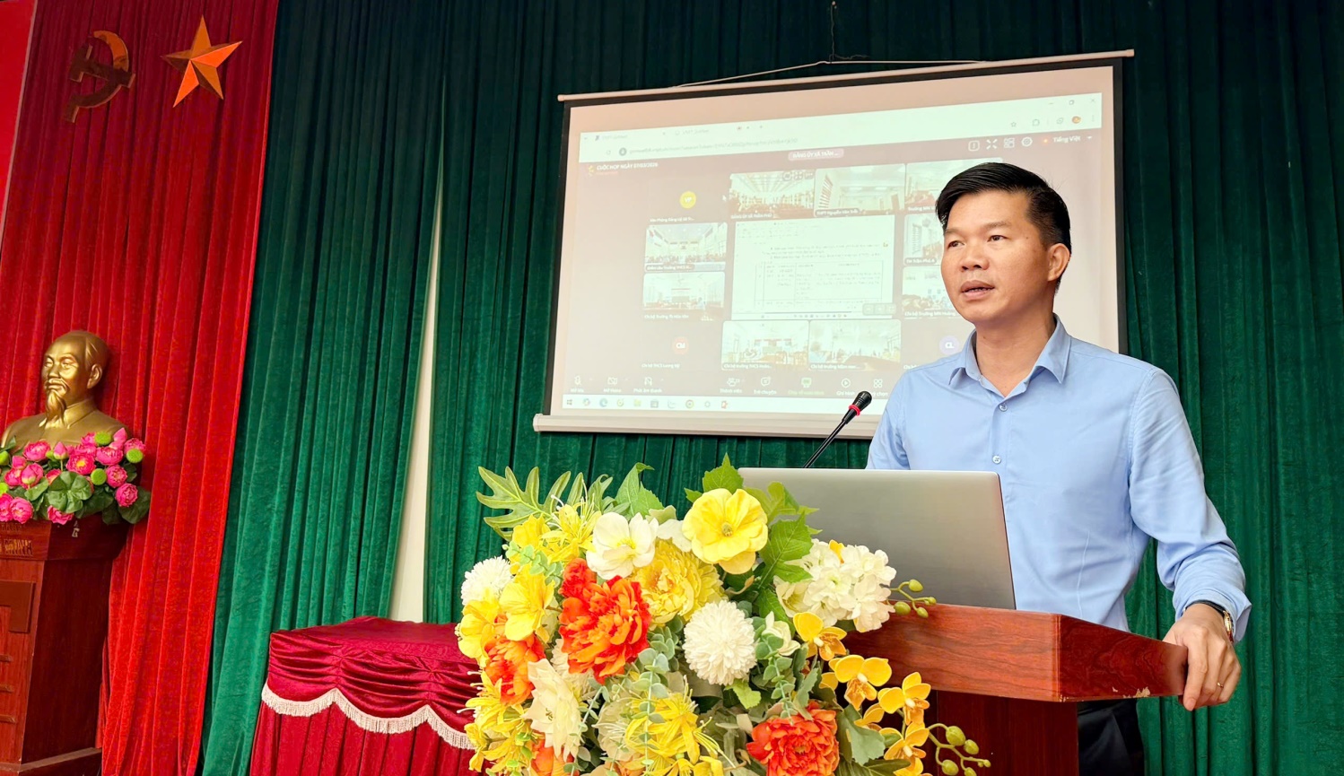 Xã Trần Phú: tổ chức hội nghị trực tiếp và trực tuyến nghiên cứu, học tập, quán triệt, tuyên truyền và triển khai thực hiện Nghị quyết Đại hội đại biểu toàn quốc lần thứ XIV của Đảng và các Nghị quyết chiến lược của Bộ Chính trị.- Ảnh 2.