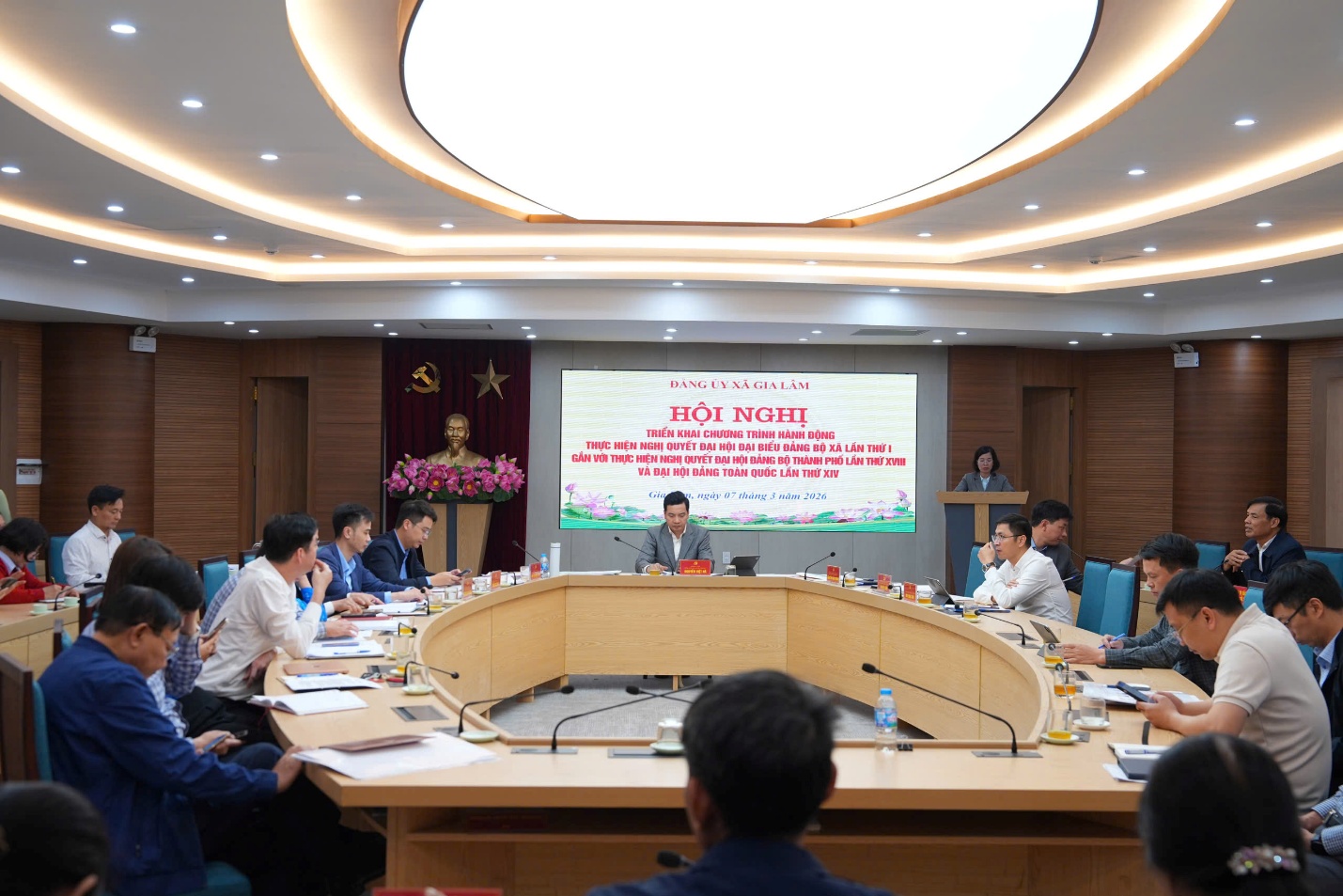 Gia Lâm triển khai Chương trình hành động thực hiện Nghị quyết Đại hội Đảng các cấp- Ảnh 3.