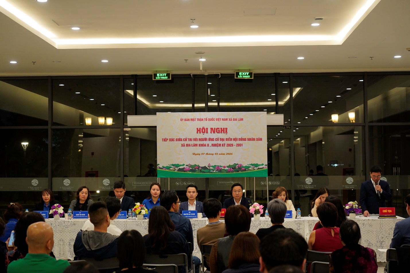 Ứng cử viên đại biểu HĐND xã Gia Lâm khóa II tiếp xúc cử tri tại đơn vị bầu cử số 6- Ảnh 2.