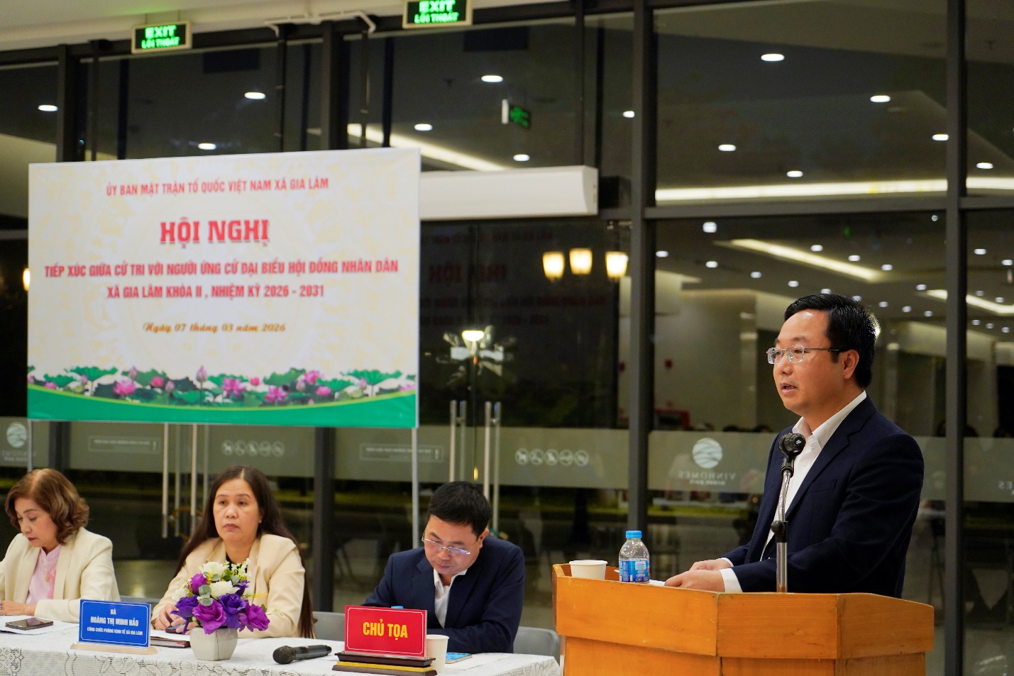 Ứng cử viên đại biểu HĐND xã Gia Lâm khóa II tiếp xúc cử tri tại đơn vị bầu cử số 6- Ảnh 4.