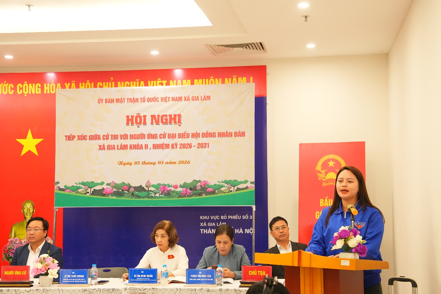 Ứng cử viên đại biểu HĐND xã Gia Lâm khóa II tiếp xúc cử tri tại đơn vị bầu cử số 6- Ảnh 5.