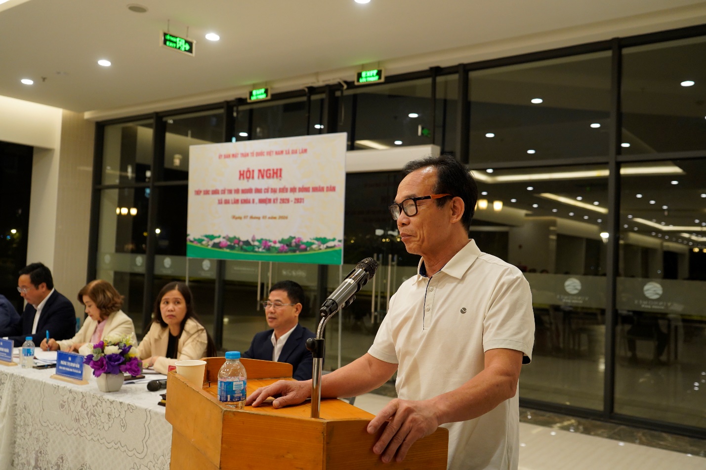 Ứng cử viên đại biểu HĐND xã Gia Lâm khóa II tiếp xúc cử tri tại đơn vị bầu cử số 6- Ảnh 8.