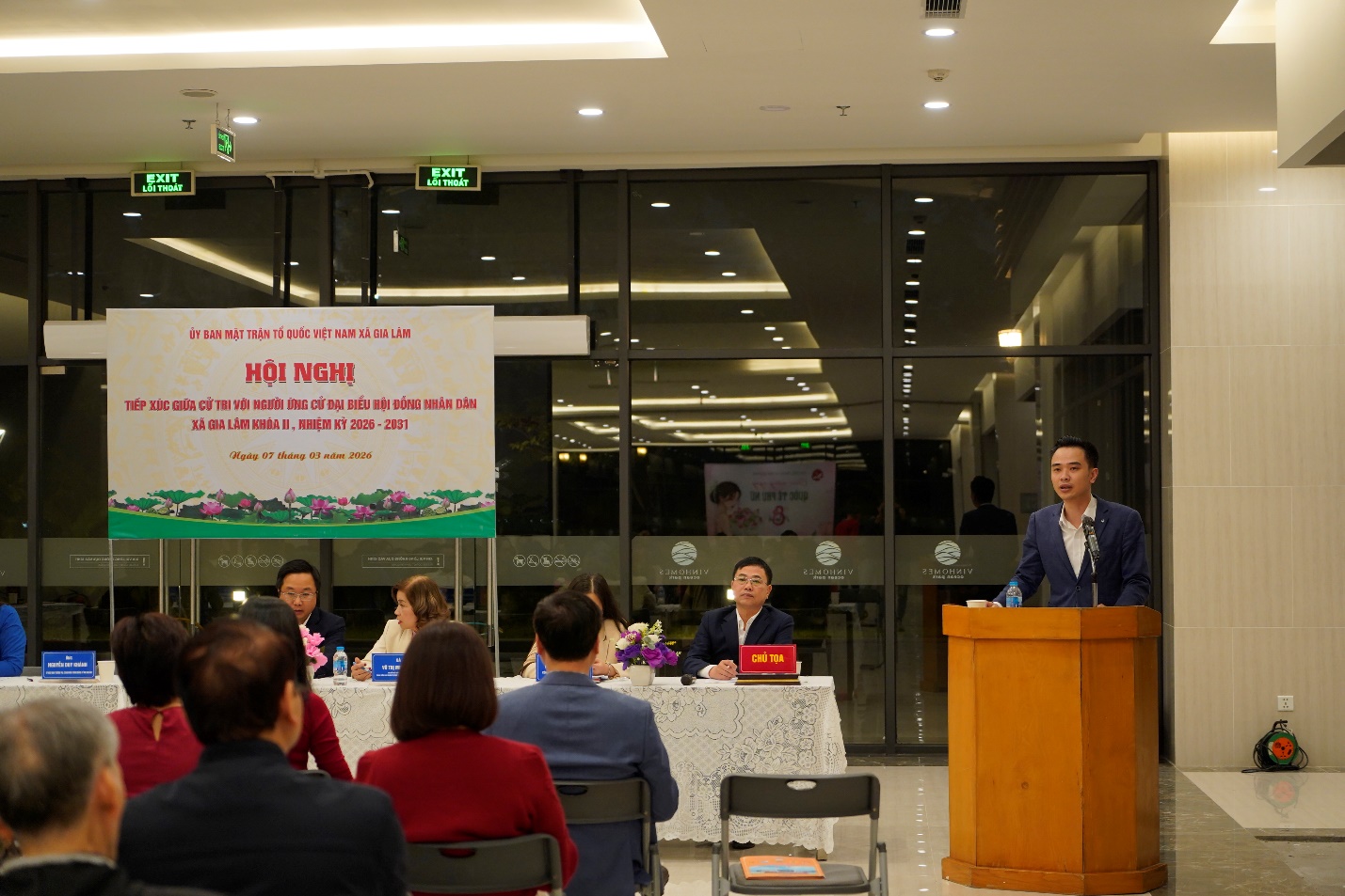 Ứng cử viên đại biểu HĐND xã Gia Lâm khóa II tiếp xúc cử tri tại đơn vị bầu cử số 6- Ảnh 10.