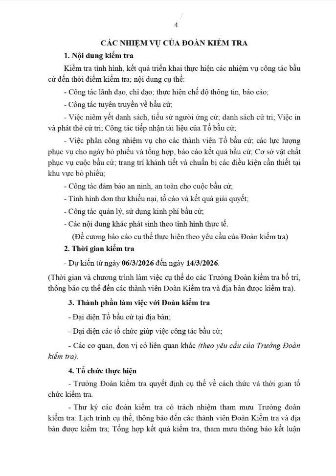 Phường Tây Hồ thành lập các Đoàn kiểm tra công tác chuẩn bị bầu cử- Ảnh 4.