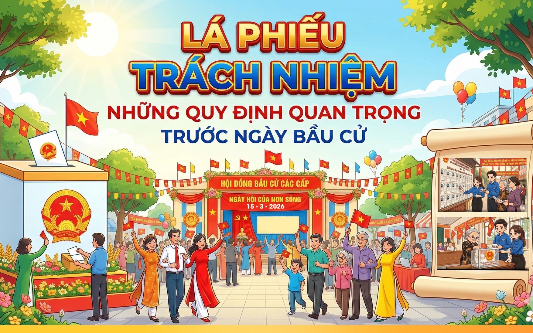 Những quy định quan trọng trước ngày bầu cử