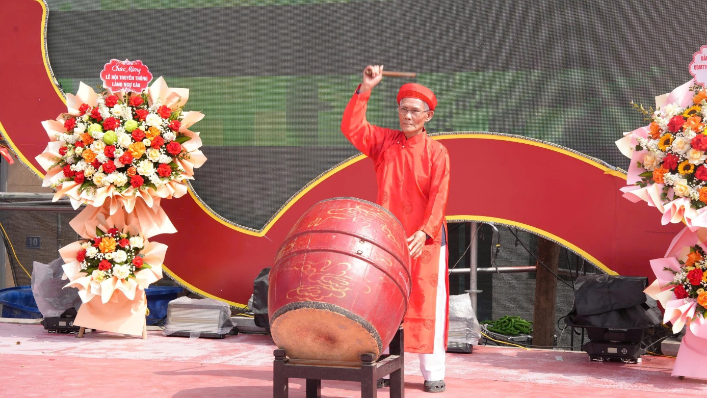 Đồng chí Phó Bí thư Đảng ủy, Chủ tịch UBND xã An Khánh Hồ Trung Nghĩa dự Lễ khai hội Hội làng Ngự Câu, An Hạ, Thanh Quang Xuân Bính Ngọ 2026- Ảnh 5.