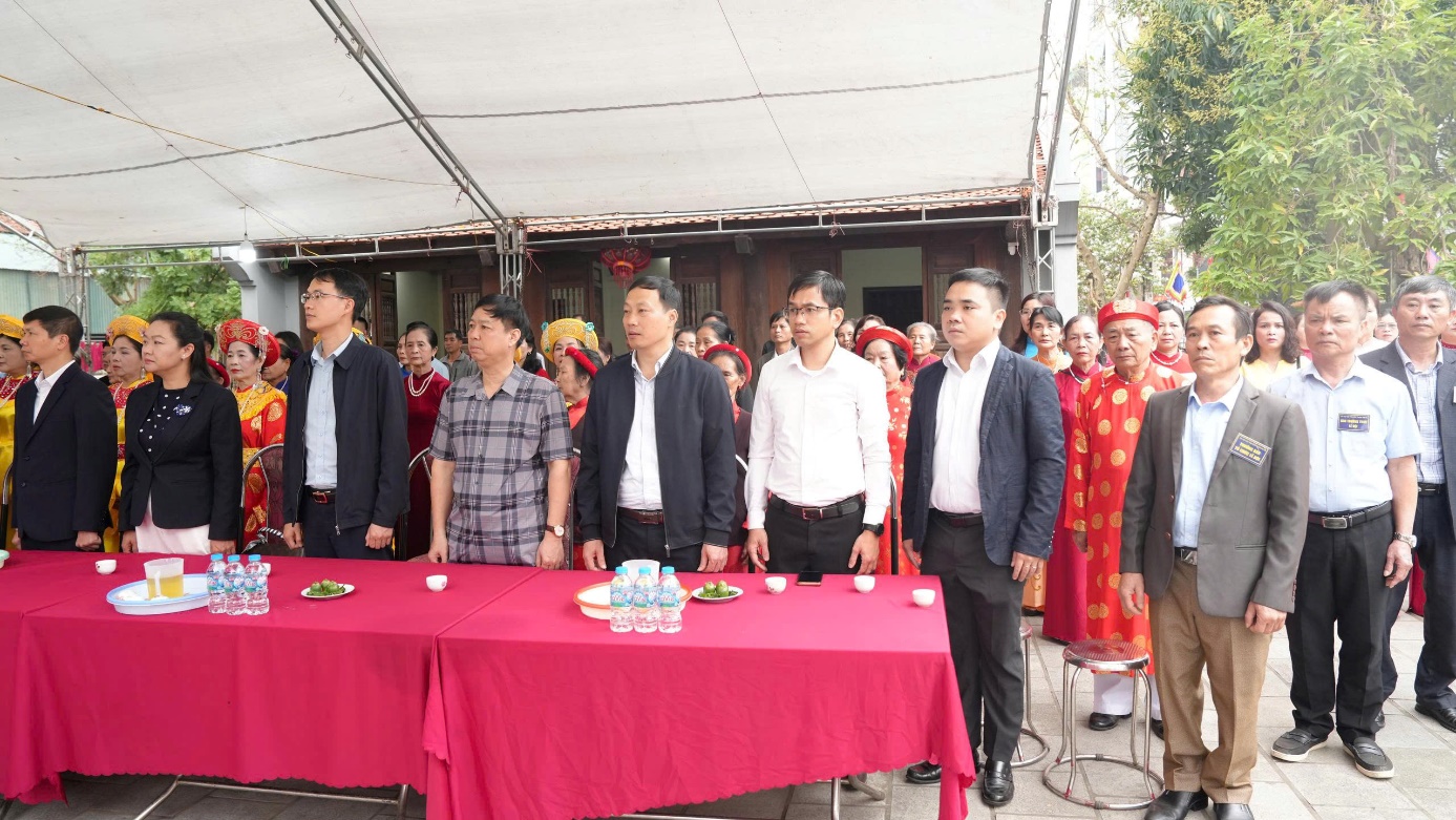 Đồng chí Phó Bí thư Đảng ủy, Chủ tịch UBND xã An Khánh Hồ Trung Nghĩa dự Lễ khai hội Hội làng Ngự Câu, An Hạ, Thanh Quang Xuân Bính Ngọ 2026- Ảnh 9.