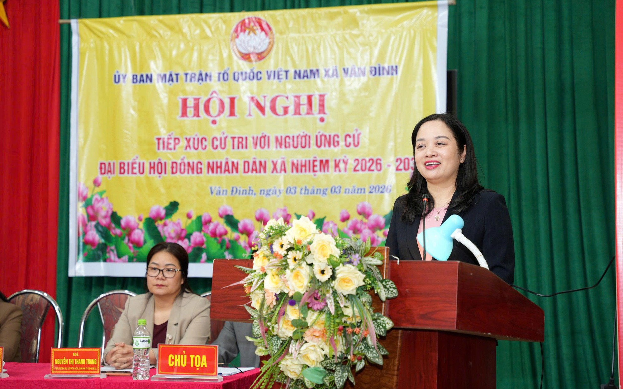 Vân Đình hoàn thành tiếp xúc cử tri với 42 ứng cử viên đại biểu HĐND xã Vân Đình khóa II, nhiệm kỳ 2026–2031