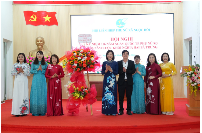 RỰC RỠ “VŨ ĐIỆU ÁO DÀI” – PHỤ NỮ NGỌC HỒI CHÀO MỪNG KỶ NIỆM 116 NĂM NGÀY QUỐC TẾ PHỤ NỮ 8/3/2026 VÀ 1986 NĂM  KHỞI NGHĨA HAI BÀ TRƯNG- Ảnh 3.