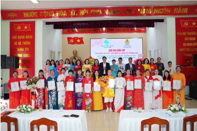 RỰC RỠ “VŨ ĐIỆU ÁO DÀI” – PHỤ NỮ NGỌC HỒI CHÀO MỪNG KỶ NIỆM 116 NĂM NGÀY QUỐC TẾ PHỤ NỮ 8/3/2026 VÀ 1986 NĂM  KHỞI NGHĨA HAI BÀ TRƯNG- Ảnh 9.