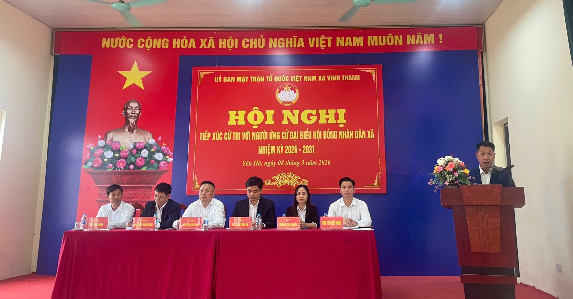 CỬ TRI ĐƠN VỊ BẦU CỬ SỐ 6 TIẾP XÚC VỚI CÁC ỨNG CỬ VIÊN ĐẠI BIỂU HĐND XÃ VĨNH THANH- Ảnh 4.