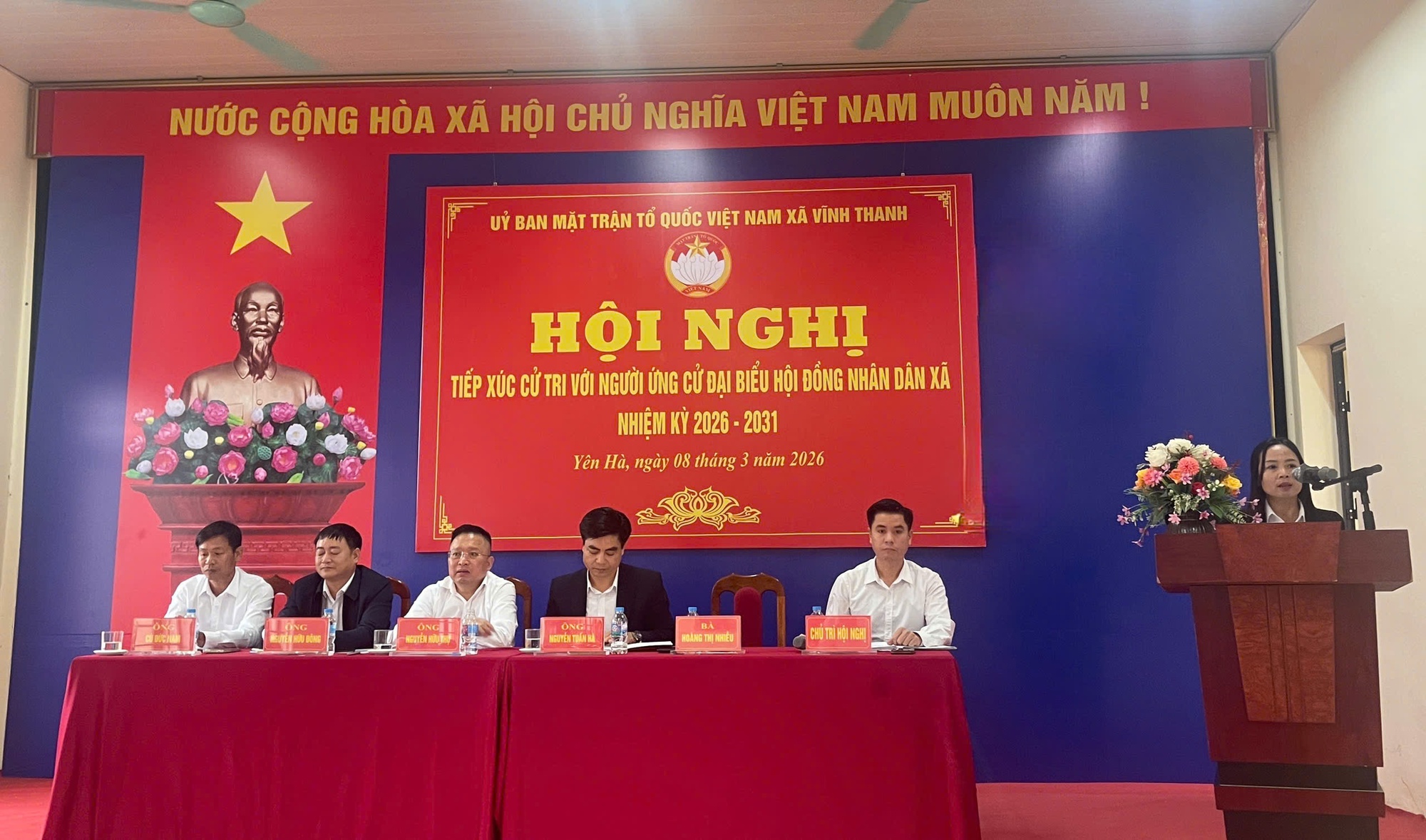 CỬ TRI ĐƠN VỊ BẦU CỬ SỐ 6 TIẾP XÚC VỚI CÁC ỨNG CỬ VIÊN ĐẠI BIỂU HĐND XÃ VĨNH THANH- Ảnh 9.