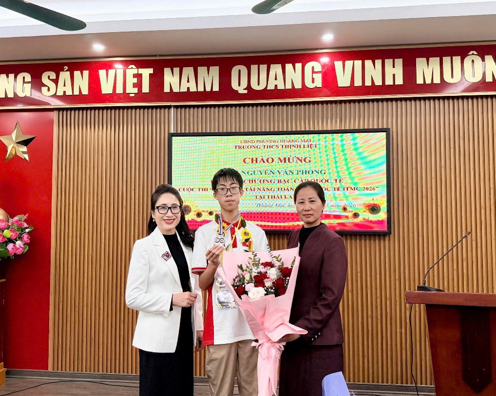 HỌC SINH TỎA SÁNG VỚI HUY CHƯƠNG BẠC TẠI CUỘC THI "TÌM KIẾM TÀI NĂNG TOÁN HỌC QUỐC TẾ ITMC 2026"- Ảnh 5.