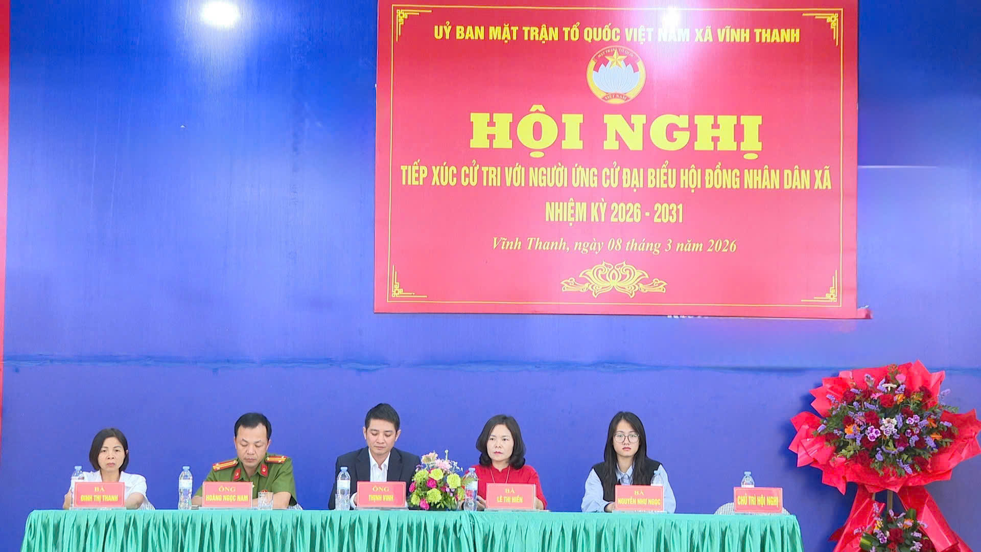 Hội nghị tiếp xúc cử tri với người ứng cử đại biểu HĐND xã Vĩnh Thanh, khoá II,  nhiệm kỳ 2026 – 2031 tại đơn vị bầu cử số 3- Ảnh 4.