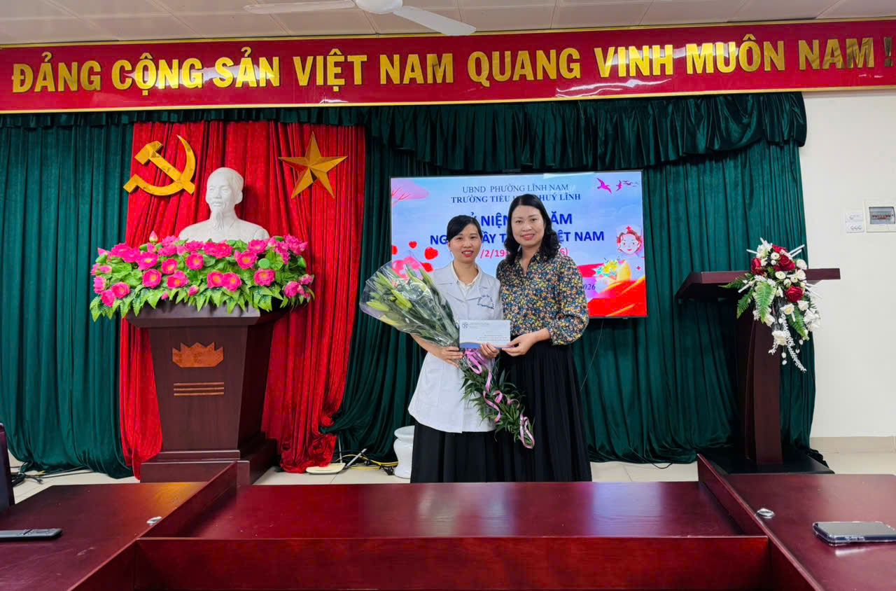Trường Tiểu học Thúy Lĩnh kỷ niệm 71 năm Ngày Thầy thuốc Việt Nam (27/2/1955 – 27/2/2026) và tri ân nhân viên y tế học đường- Ảnh 1.
