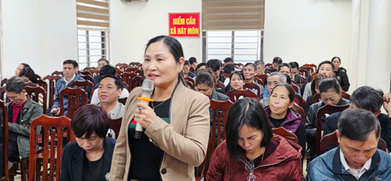 Giao ban thường kỳ UBND xã Hát Môn tháng 2; triển khai nhiệm vụ trọng tâm tháng 3- Ảnh 4.