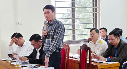 Giao ban thường kỳ UBND xã Hát Môn tháng 2; triển khai nhiệm vụ trọng tâm tháng 3- Ảnh 8.