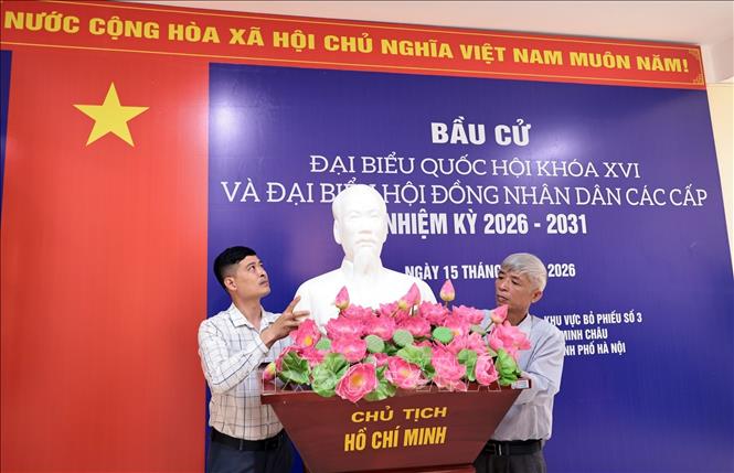 Minh Châu tập trung tuyên truyền trước ngày hội lớn- Ảnh 12.