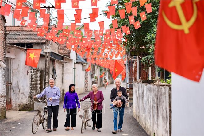 Minh Châu tập trung tuyên truyền trước ngày hội lớn- Ảnh 2.