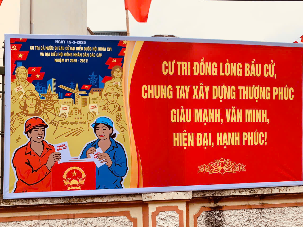 Thượng Phúc rộn ràng không khí tuyên truyền, sẵn sàng cho ngày bầu cử- Ảnh 6.