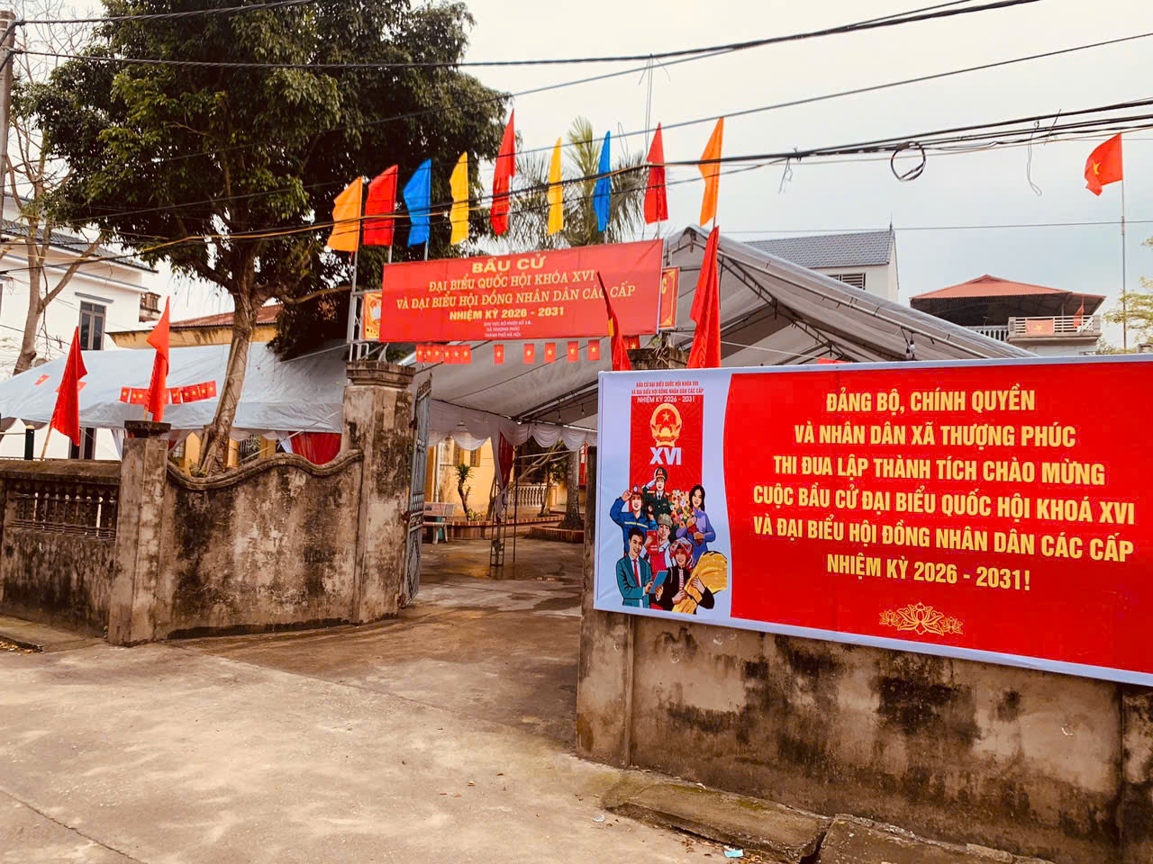 Thượng Phúc rộn ràng không khí tuyên truyền, sẵn sàng cho ngày bầu cử- Ảnh 3.